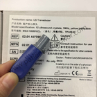 O dobro da ponta de prova do transdutor de Edan F9 E.U. entalha 6 Pin Yellow 2.5m TPU IPX8 PN MS3-109301 (C)
