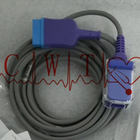 SPO2 cabo de interface de borracha, cabos do equipamento médico de 3M 10FT